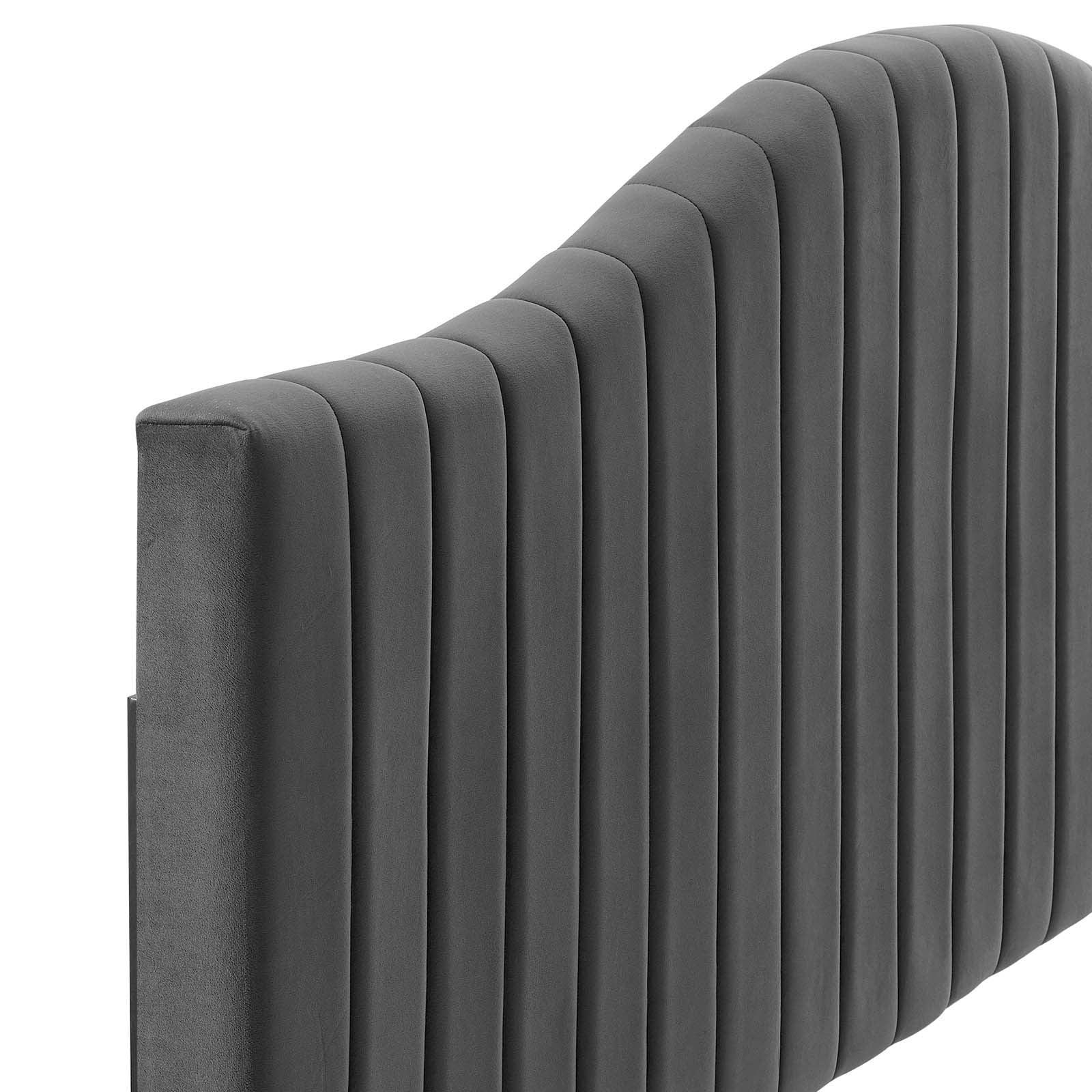 Modway Brielle Channel Tufted Performance Velvet King/California King Headboard FredCo