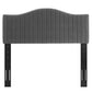 Modway Brielle Channel Tufted Performance Velvet Twin Headboard FredCo