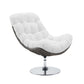Modway Brighton Wicker Rattan Outdoor Patio Swivel Lounge Chair FredCo