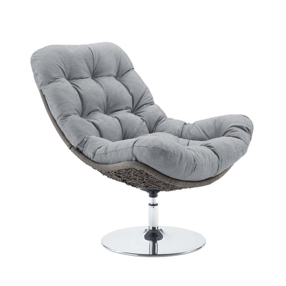 Modway Brighton Wicker Rattan Outdoor Patio Swivel Lounge Chair FredCo