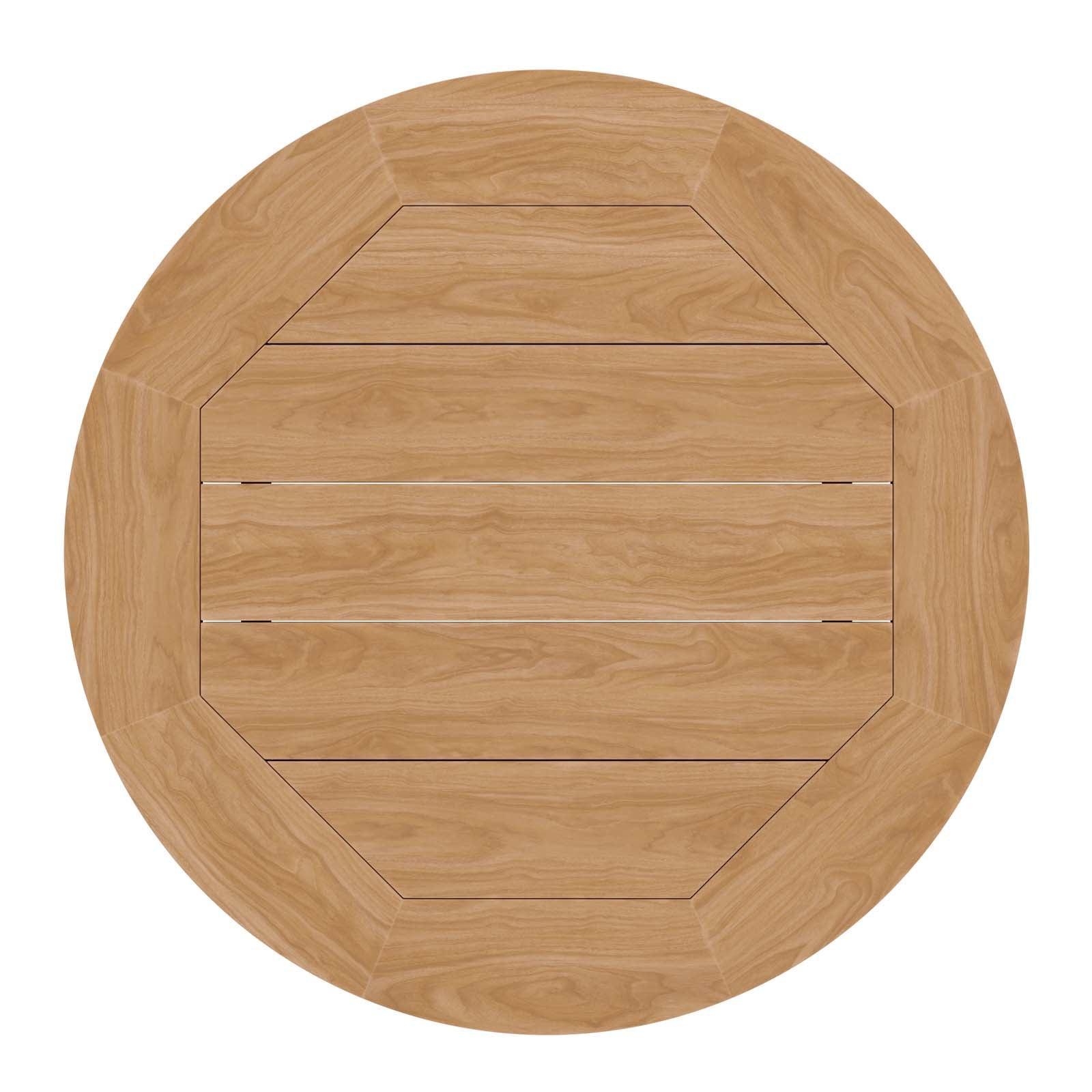 Modway Brisbane 6-Piece Teak Wood Outdoor Patio Set FredCo
