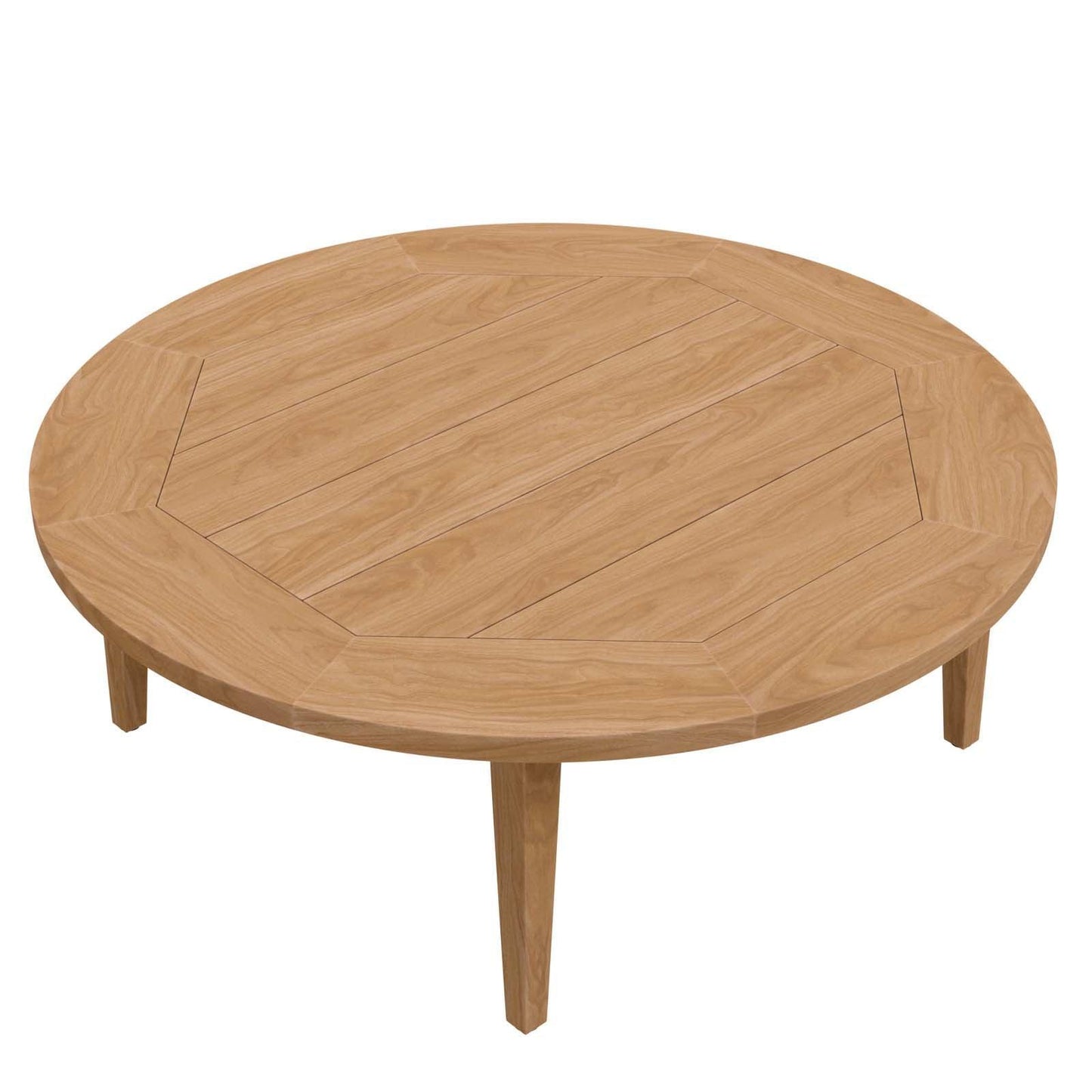 Modway Brisbane Teak Wood Outdoor Patio Coffee Table FredCo