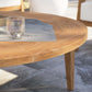 Modway Brisbane Teak Wood Outdoor Patio Coffee Table FredCo