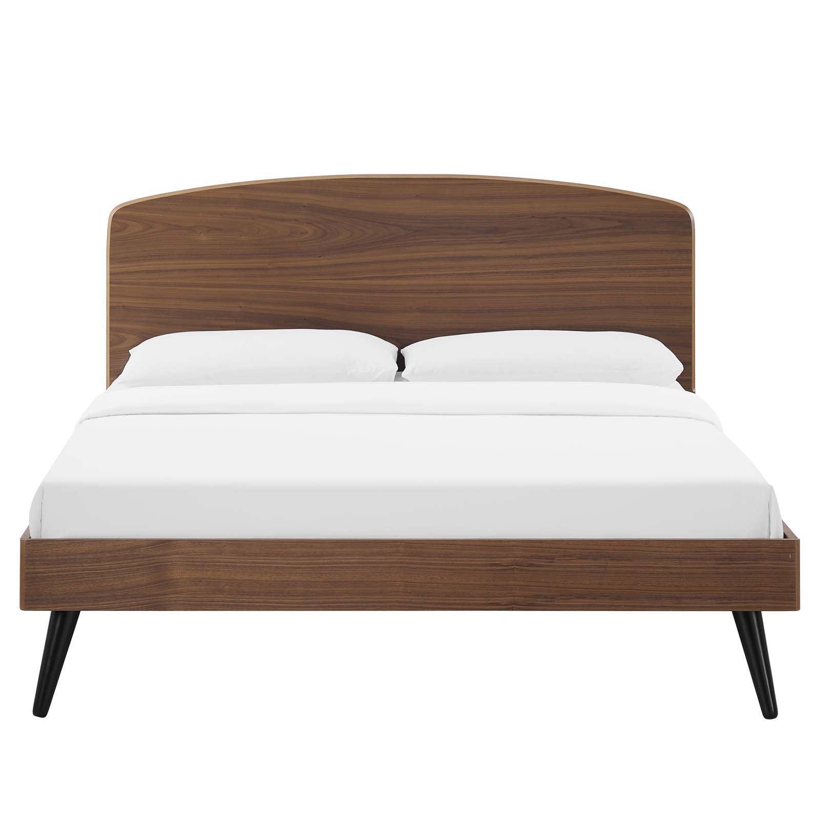 Modway Bronwen King Wood Platform Bed FredCo