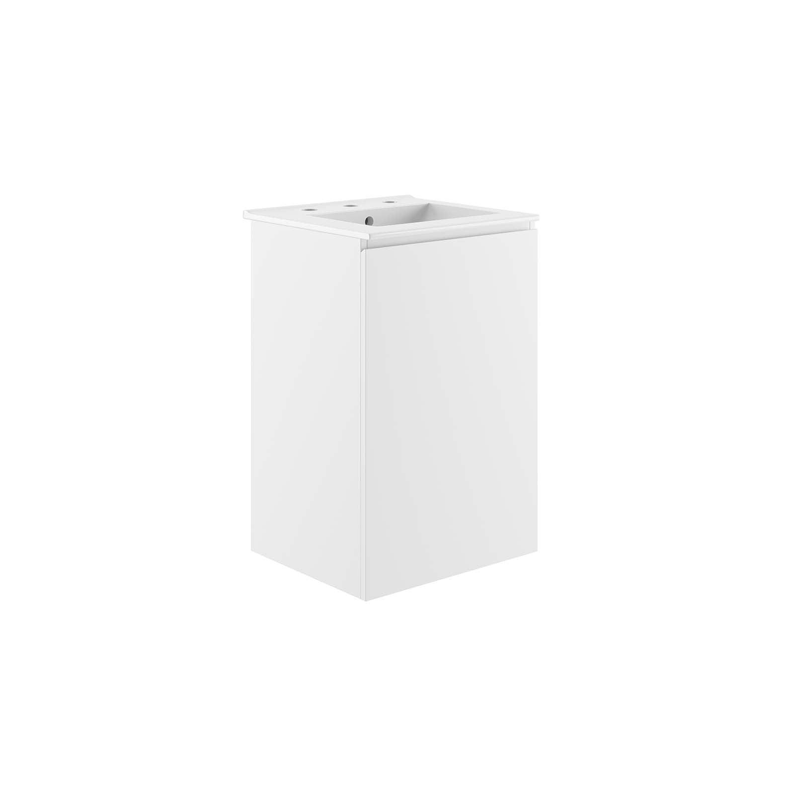 Modway Bryn 18" Wall-Mount Bathroom Vanity FredCo