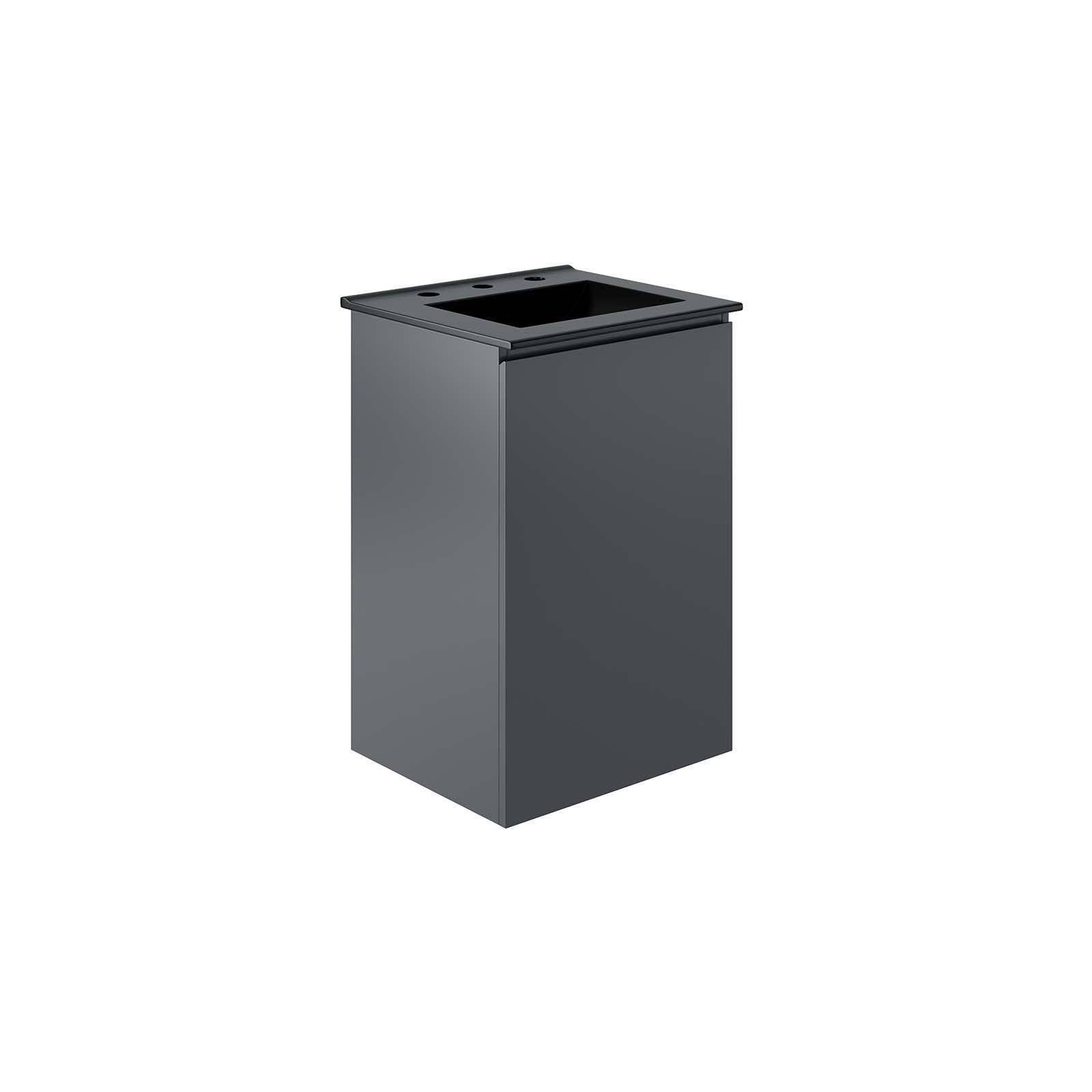 Modway Bryn 18" Wall-Mount Bathroom Vanity FredCo