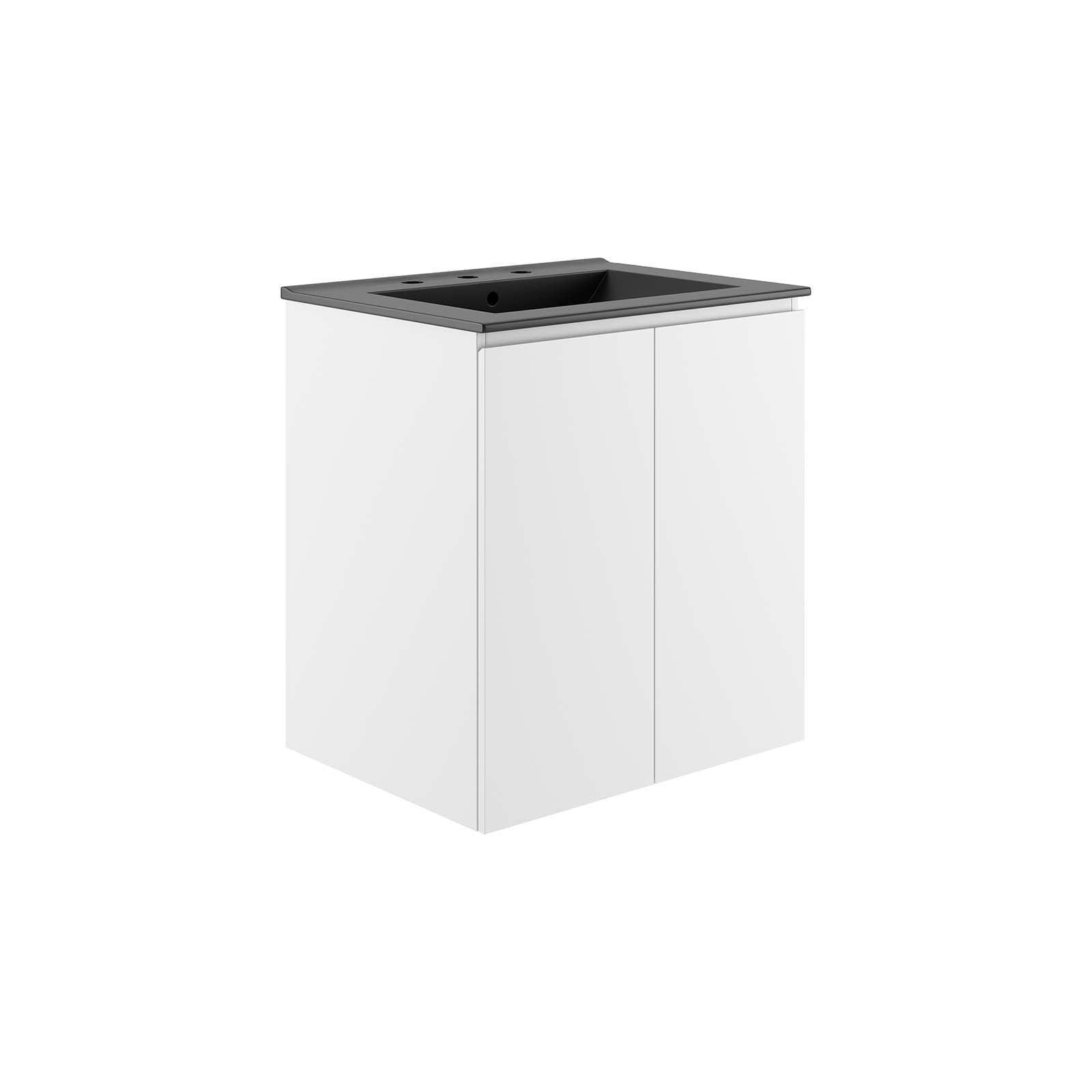 Modway Bryn 24" Wall-Mount Bathroom Vanity FredCo