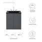 Modway Bryn 24" Wall-Mount Bathroom Vanity FredCo
