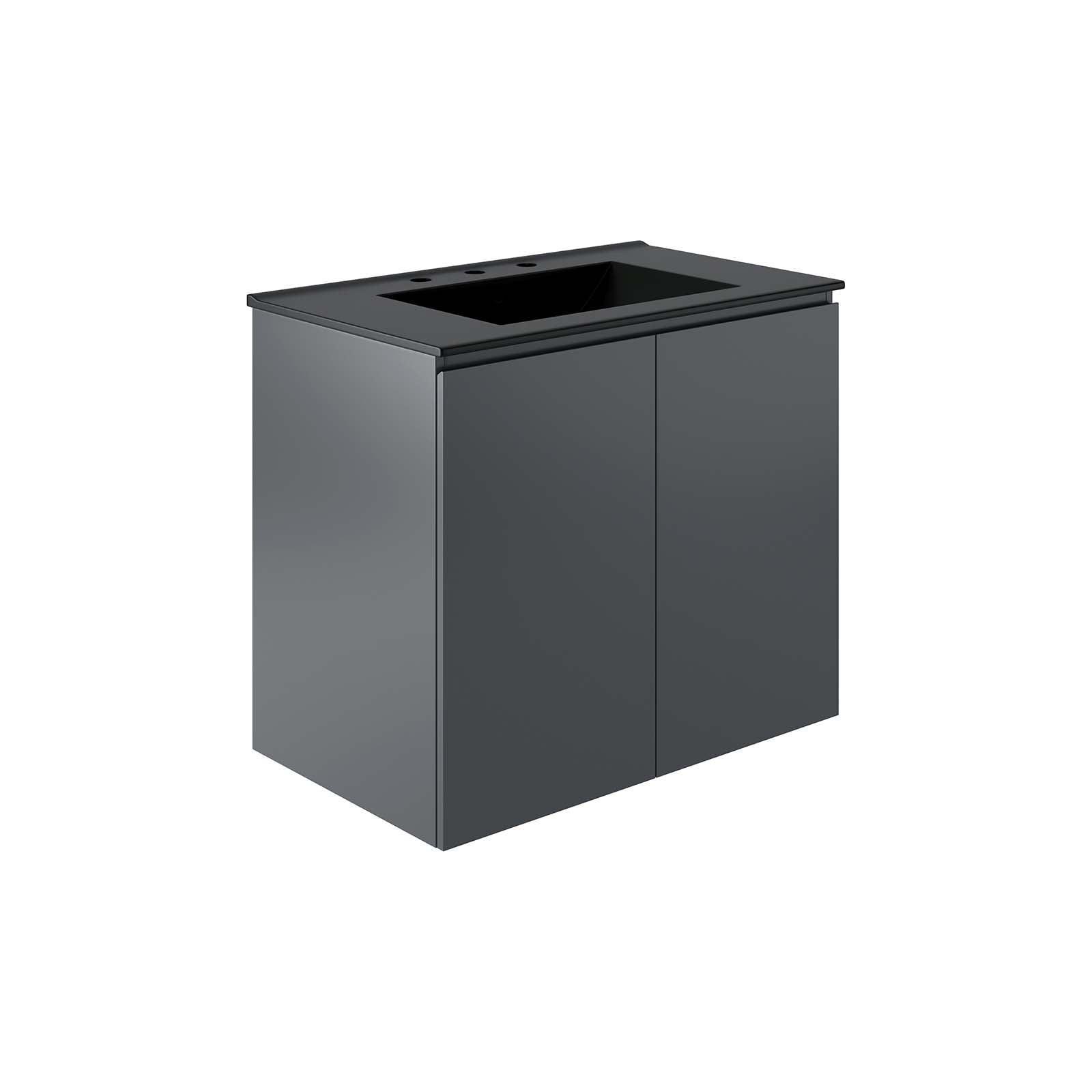 Modway Bryn 30" Wall-Mount Bathroom Vanity FredCo