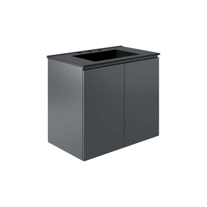 Modway Bryn 30" Wall-Mount Bathroom Vanity FredCo