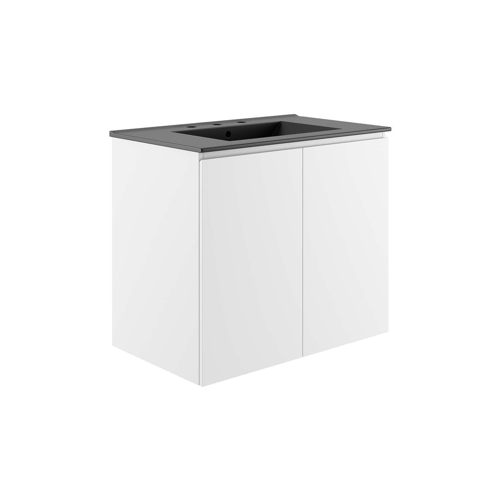 Modway Bryn 30" Wall-Mount Bathroom Vanity FredCo