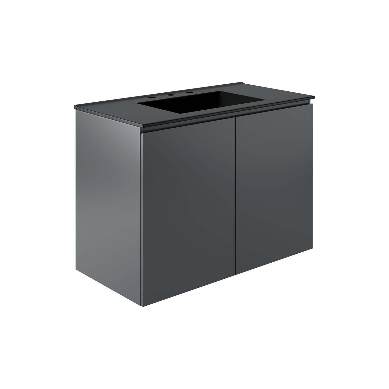 Modway Bryn 36" Wall-Mount Bathroom Vanity FredCo