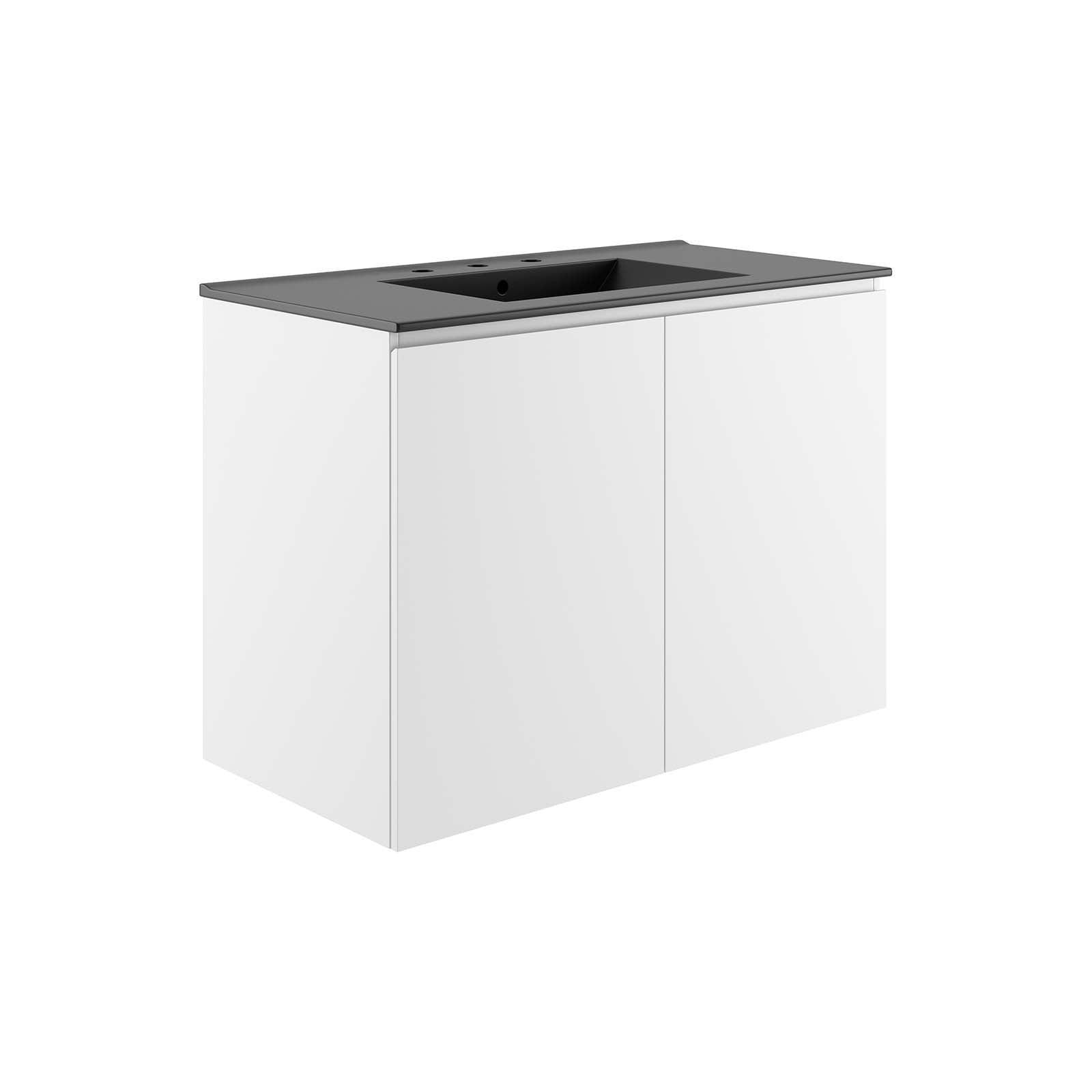 Modway Bryn 36" Wall-Mount Bathroom Vanity FredCo