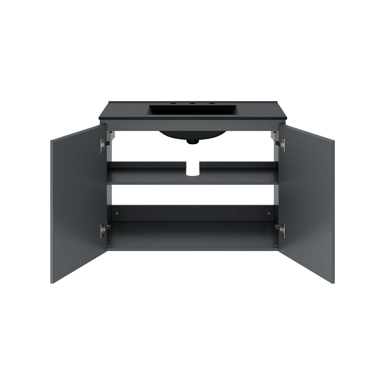 Modway Bryn 36" Wall-Mount Bathroom Vanity FredCo