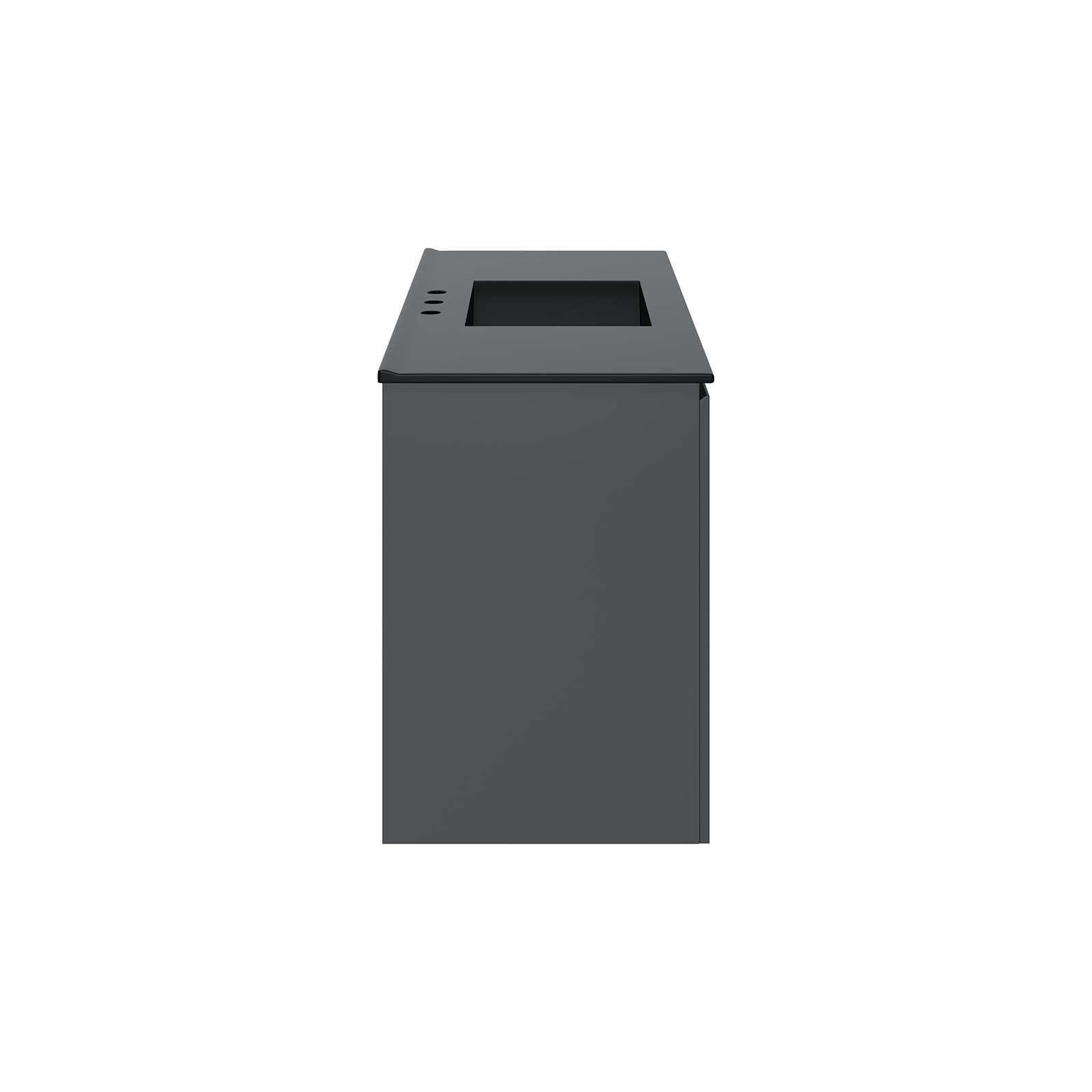 Modway Bryn 48" Wall-Mount Bathroom Vanity FredCo