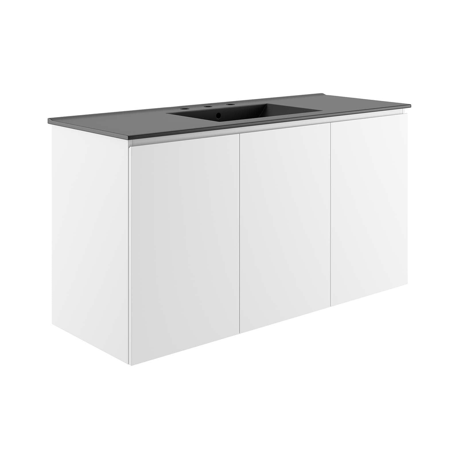 Modway Bryn 48" Wall-Mount Bathroom Vanity FredCo