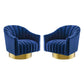 Modway Buoyant Swivel Chair Performance Velvet Set of 2 FredCo