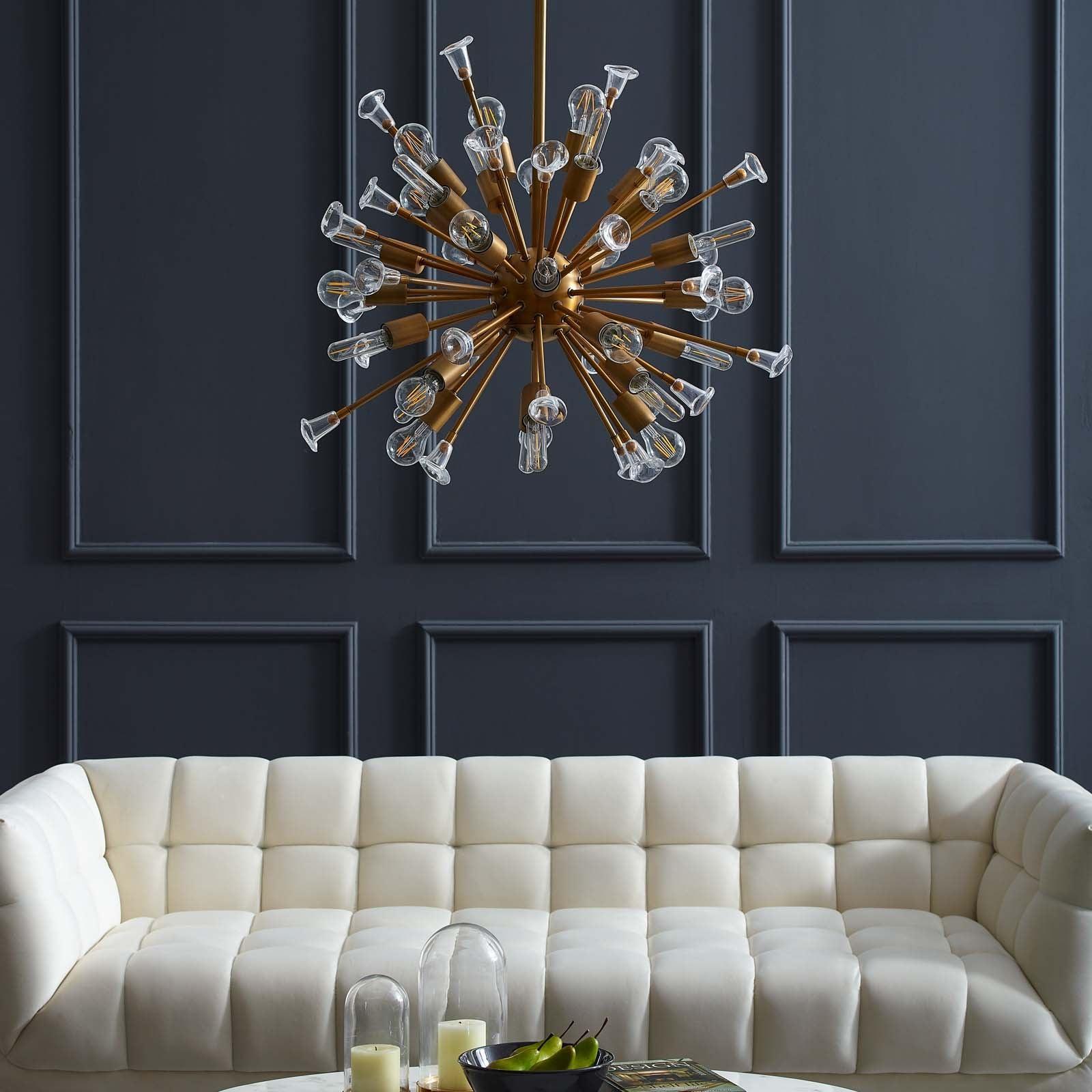 Modway Burst Ceiling Light Pendant Chandelier FredCo