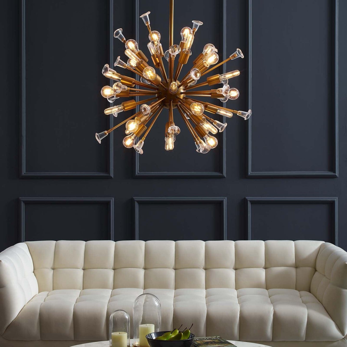 Modway Burst Ceiling Light Pendant Chandelier FredCo