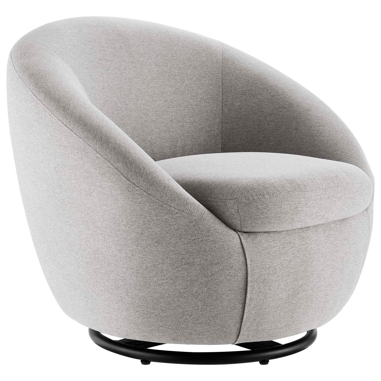 Modway Buttercup Upholstered Fabric Swivel Chair FredCo