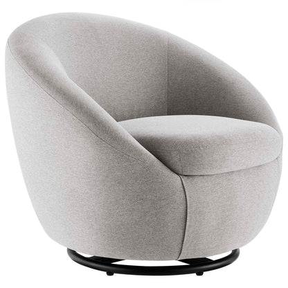 Modway Buttercup Upholstered Fabric Swivel Chair FredCo