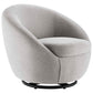 Modway Buttercup Upholstered Fabric Swivel Chair FredCo