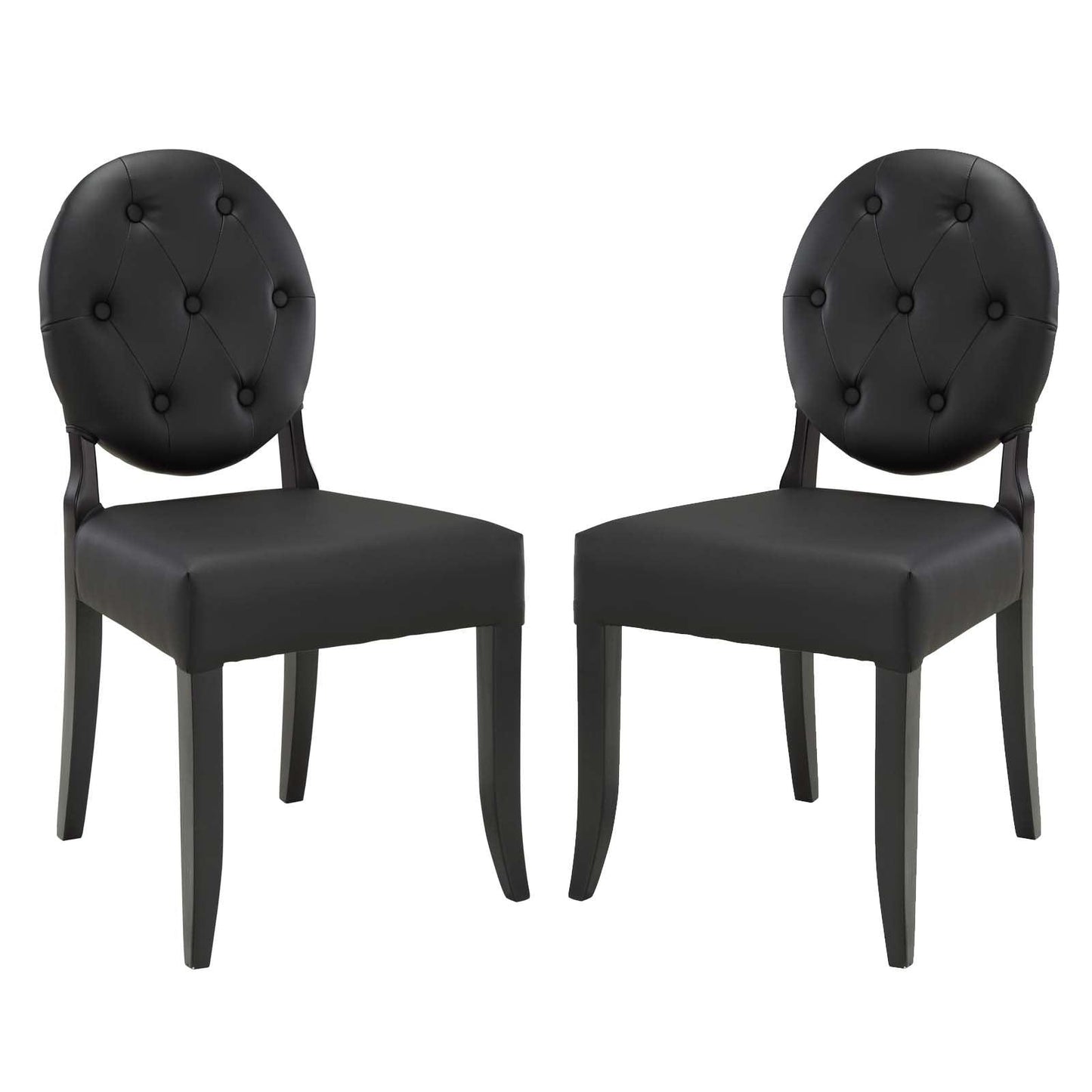 Modway Button Dining Side Chair Set of 2 FredCo