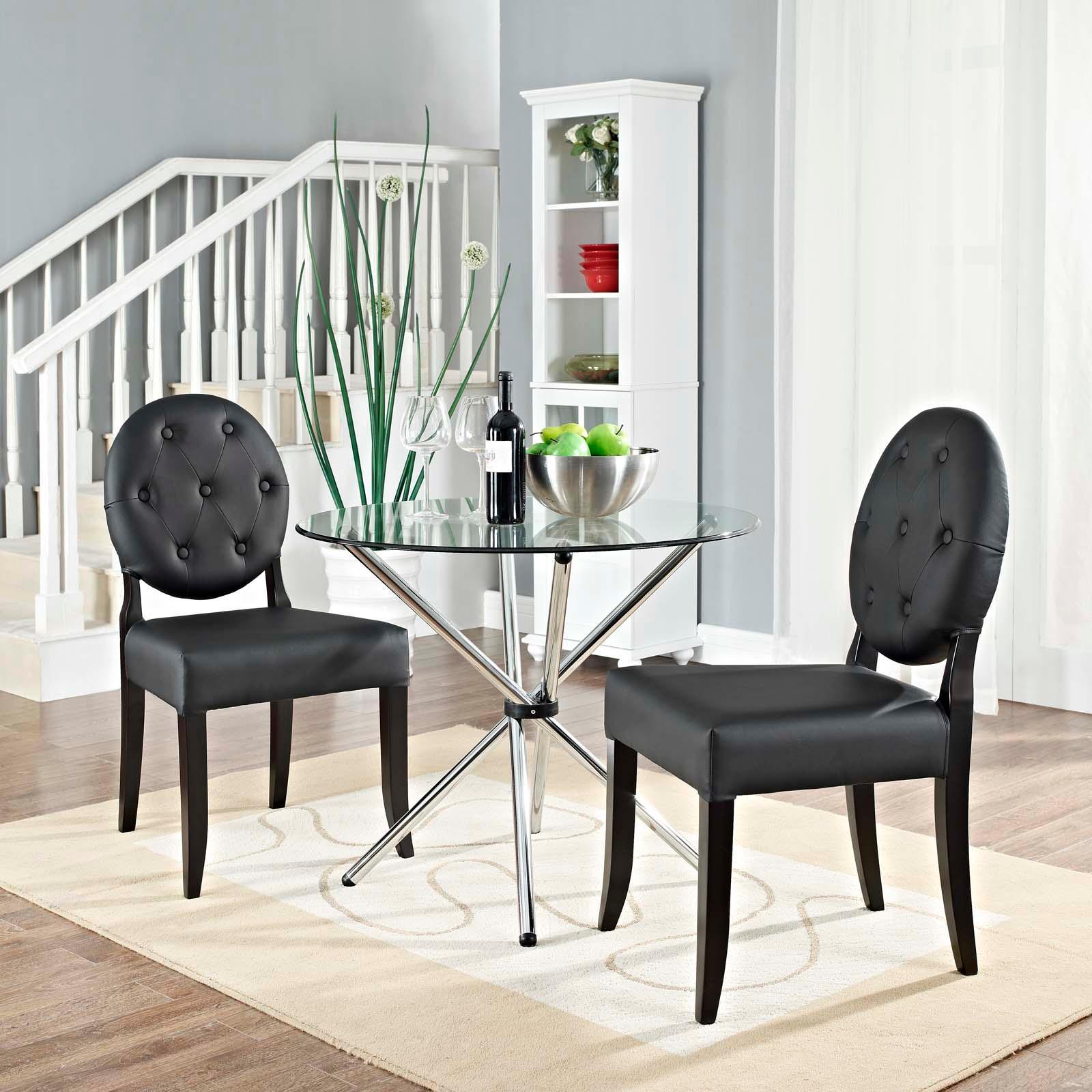 Modway Button Dining Side Chair Set of 2 FredCo