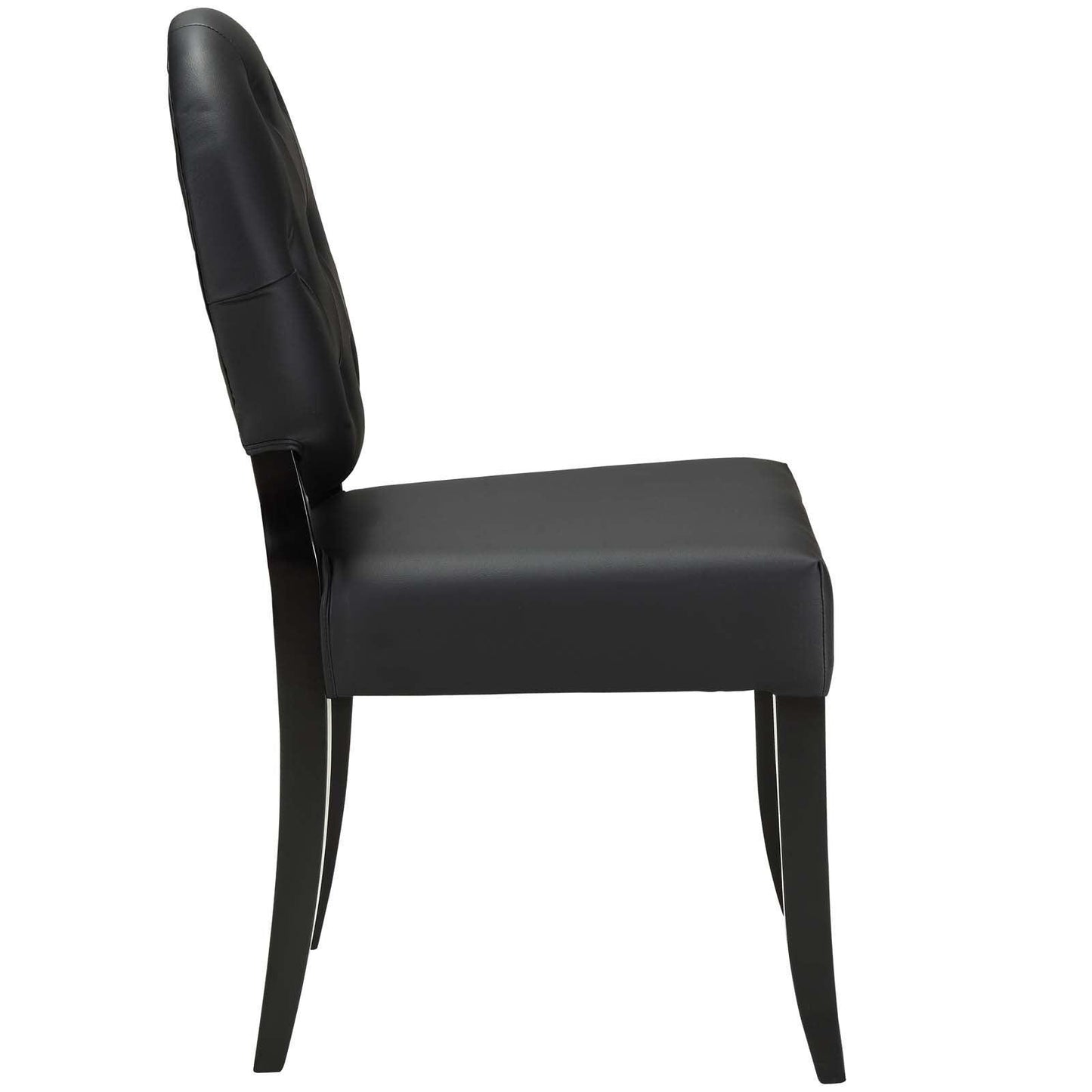 Modway Button Dining Vinyl Side Chair FredCo
