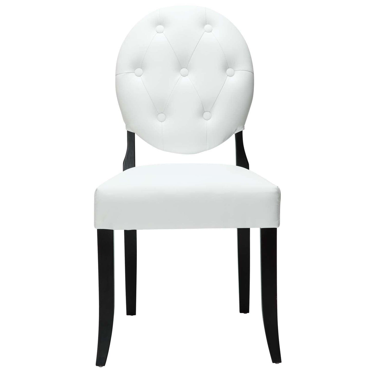 Modway Button Dining Vinyl Side Chair FredCo