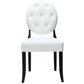 Modway Button Dining Vinyl Side Chair FredCo