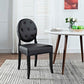 Modway Button Dining Vinyl Side Chair FredCo