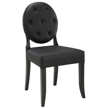 Modway Button Dining Vinyl Side Chair FredCo