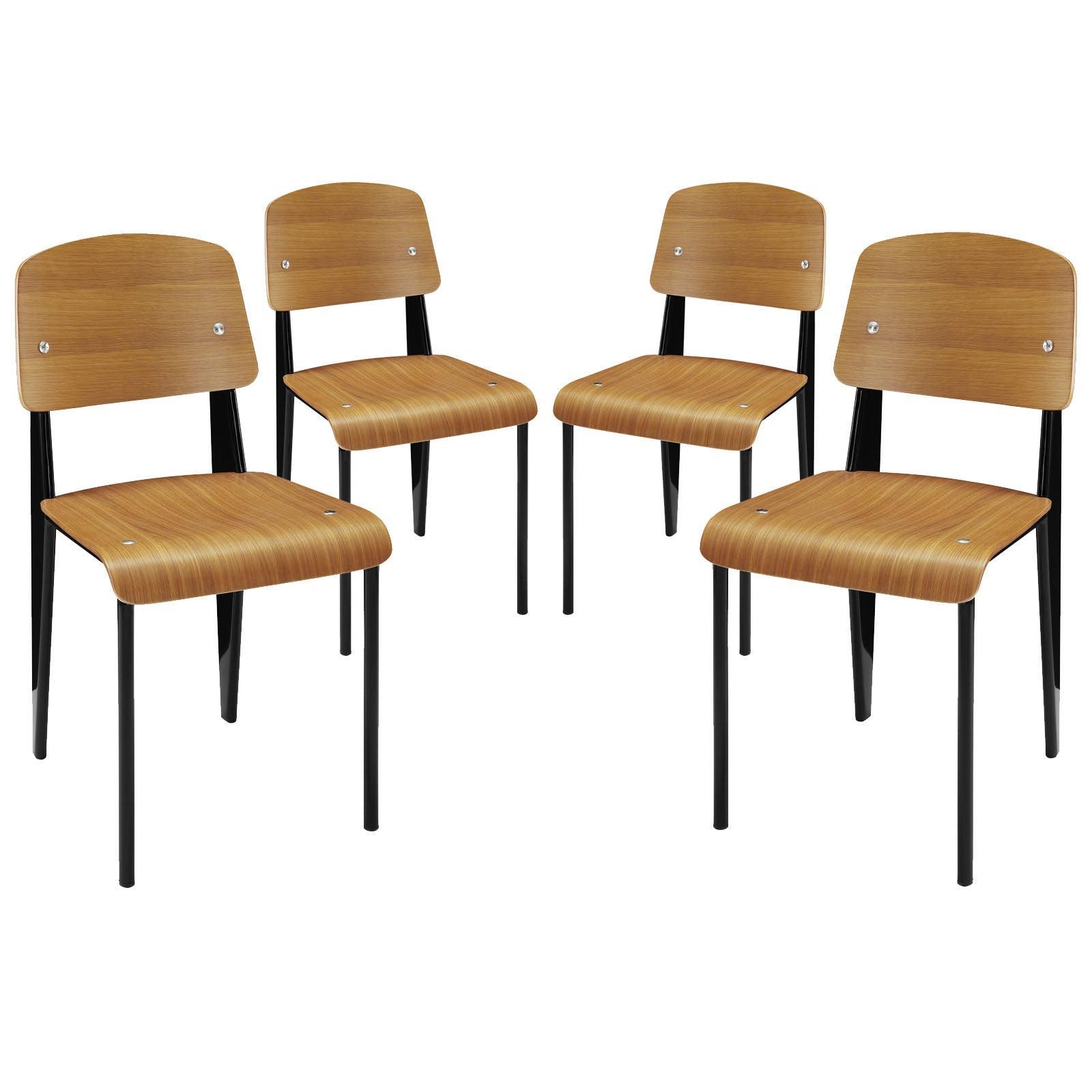 Modway Cabin Dining Side Chair Set of 4 FredCo