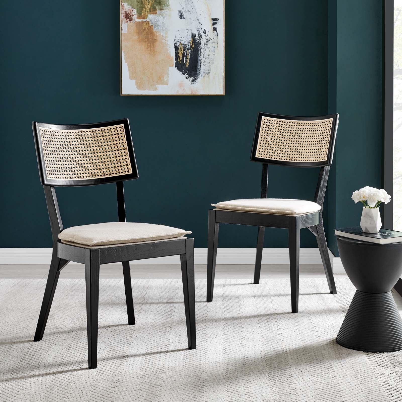 Modway Caledonia Wood Dining Chair Set of 2 FredCo