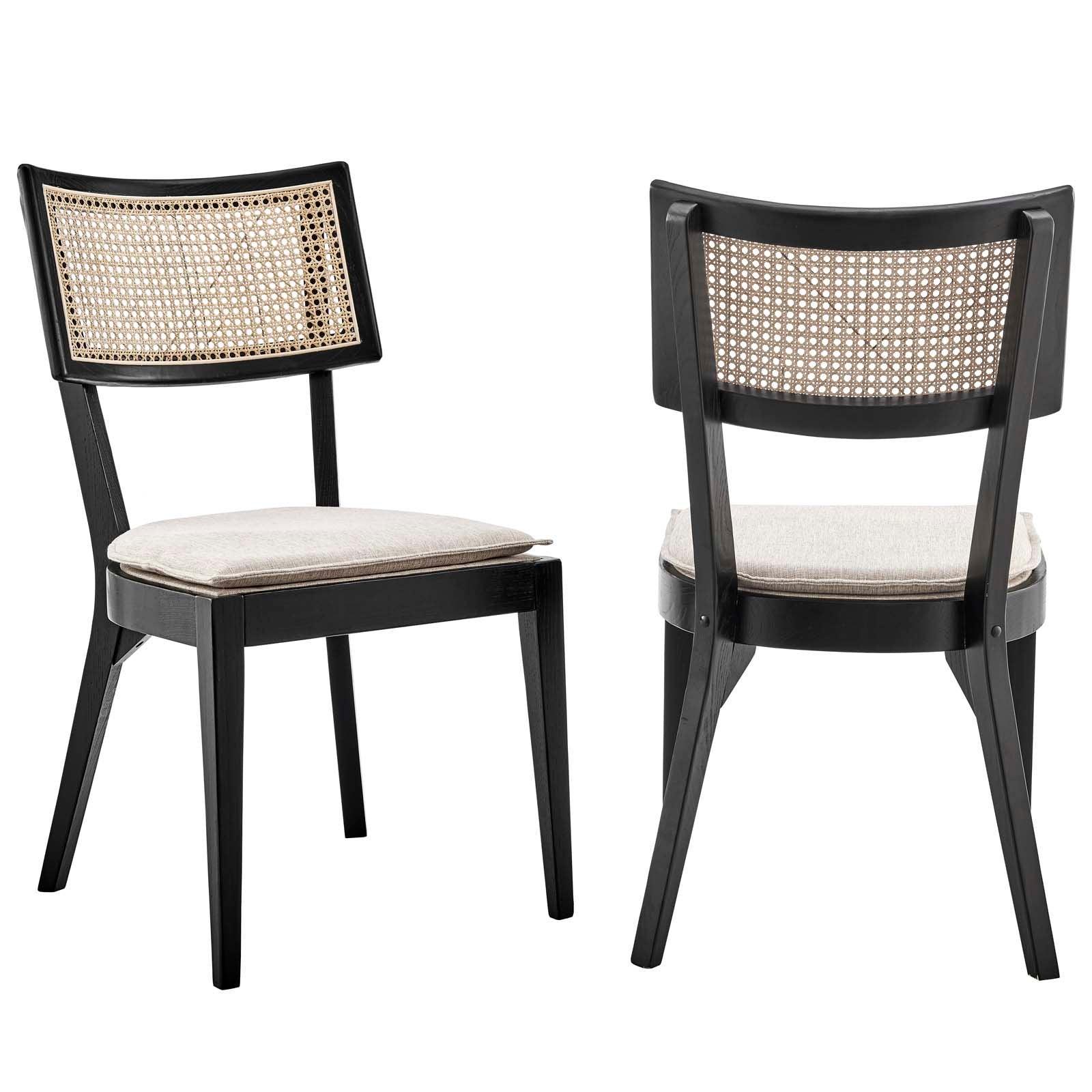 Modway Caledonia Wood Dining Chair Set of 2 FredCo