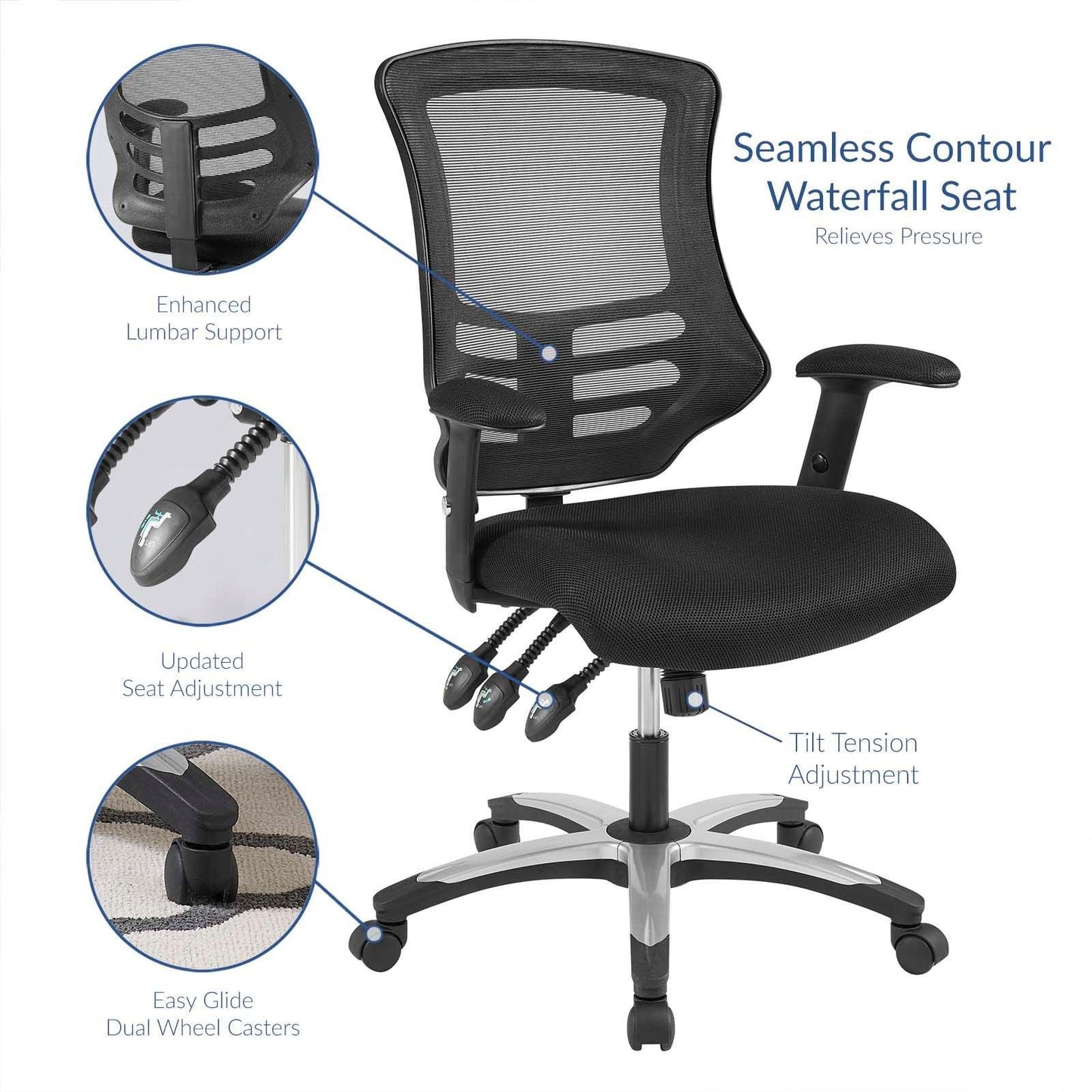 Modway Calibrate Mesh Office Chair FredCo