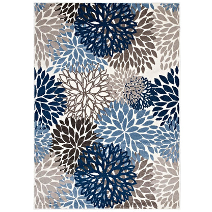 Modway Calithea Vintage Classic Abstract Floral Area Rug FredCo