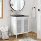Modway Calla 24" Perforated Metal Bathroom Vanity FredCo