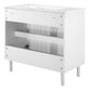 Modway Calla 36" Perforated Metal Bathroom Vanity FredCo
