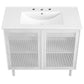 Modway Calla 36" Perforated Metal Bathroom Vanity FredCo