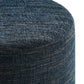 Modway Callum 16" Round Woven Heathered Fabric Upholstered Ottoman FredCo