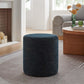 Modway Callum 16" Round Woven Heathered Fabric Upholstered Ottoman FredCo