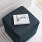Modway Callum 17" Square Woven Heathered Fabric Upholstered Ottoman FredCo
