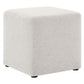 Modway Callum 17" Square Woven Heathered Fabric Upholstered Ottoman FredCo