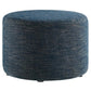 Modway Callum Large 23" Round Woven Heathered Fabric Upholstered Ottoman FredCo