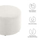 Modway Callum Large 23" Round Woven Heathered Fabric Upholstered Ottoman FredCo