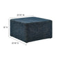 Modway Callum Large 28" Square Woven Heathered Fabric Upholstered Ottoman FredCo