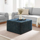 Modway Callum Large 28" Square Woven Heathered Fabric Upholstered Ottoman FredCo