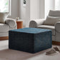 Modway Callum Large 28" Square Woven Heathered Fabric Upholstered Ottoman FredCo